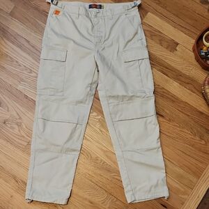 Empyre Relax Khaki Beige Cargo Utility Pants Size 30 Skater's Mens Sizing Y2k